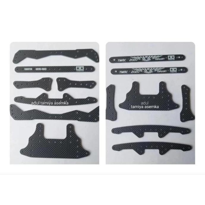 DT16 >> PAKET SET CARBON MEMBRAN 1,6 ALL VARIAN/BEMPER TAMIYA S2-SFM-FM-A-MA