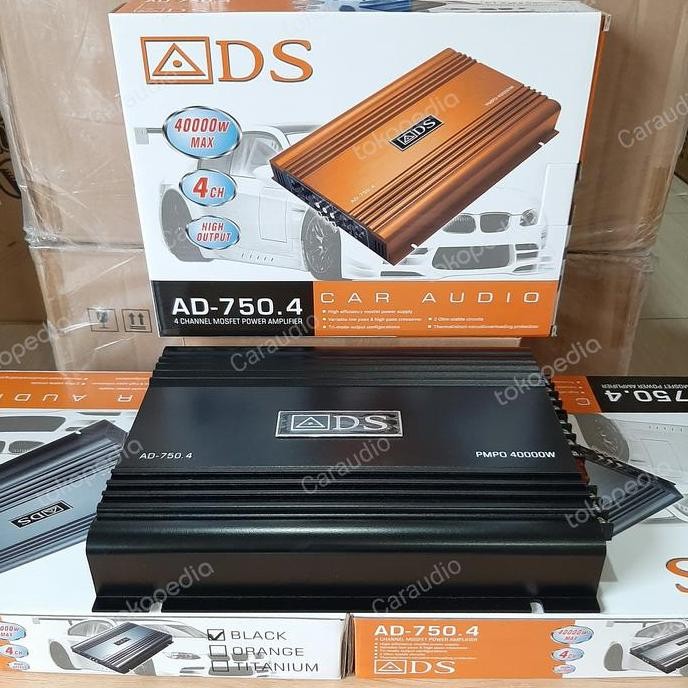 PROMO - Power ADS AD-750.4 Amplifier ADS AD-750.4 POWER 4 Chanel ADS 750.4