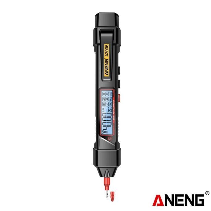 TERBARU - Aneng A3006 Pen Type Digital Multimeter 4000 Count Tester Zero Fire