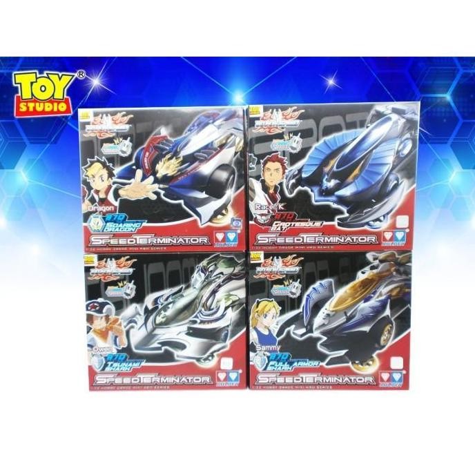 TERLARIS - Mainan Anak Tamiya Go For Speed Rakit Super Tsunami Shark 4WD