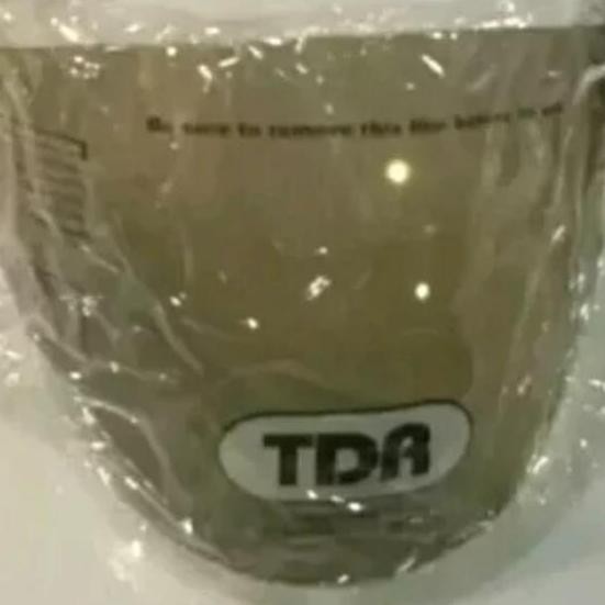 PROMO - Kaca helm TDR half face XD611 smoke