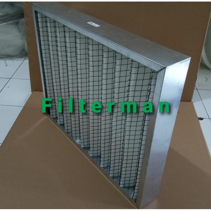 Terbaik Saringan Debu Udara Dust Air Filter Panel Cassette Ahu Hvac Fcu Frame Custom 100% Ori