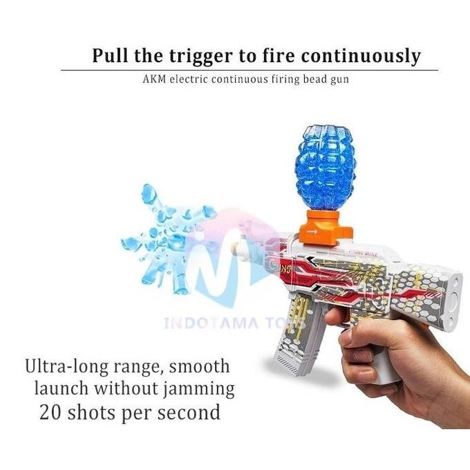 BEBAS ONGKIR - Mainan Anak-anak ELECTRIC Water Gel Blaster Gun Olahraga Aman