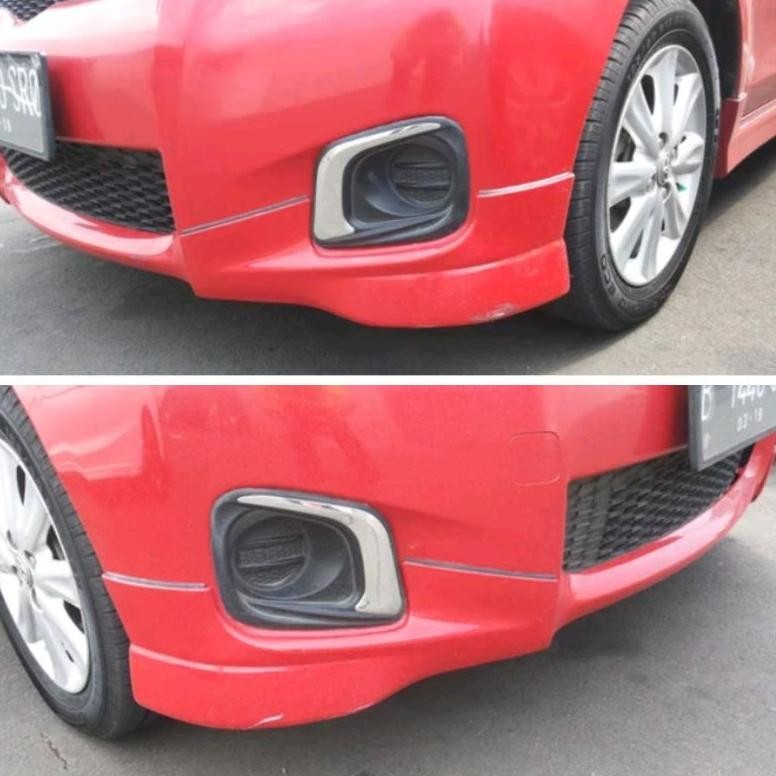 Bodykit body kit depan yaris 2012 2013 fiber (Sepasang Kanan Kiri) Zaitun Variasi