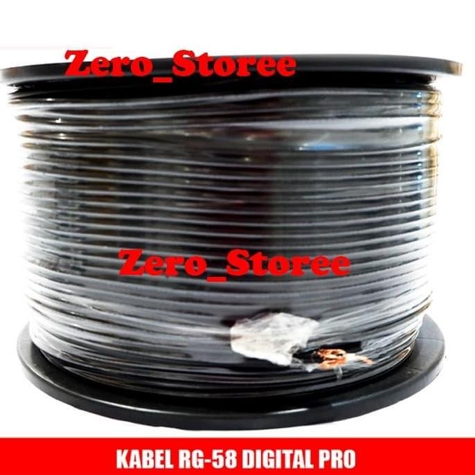 1 Roll Kabel Digital Pro Rg58 50 Ohm Digitalpro Rg-58 Rg 58 Bkn Belden Berkualitas