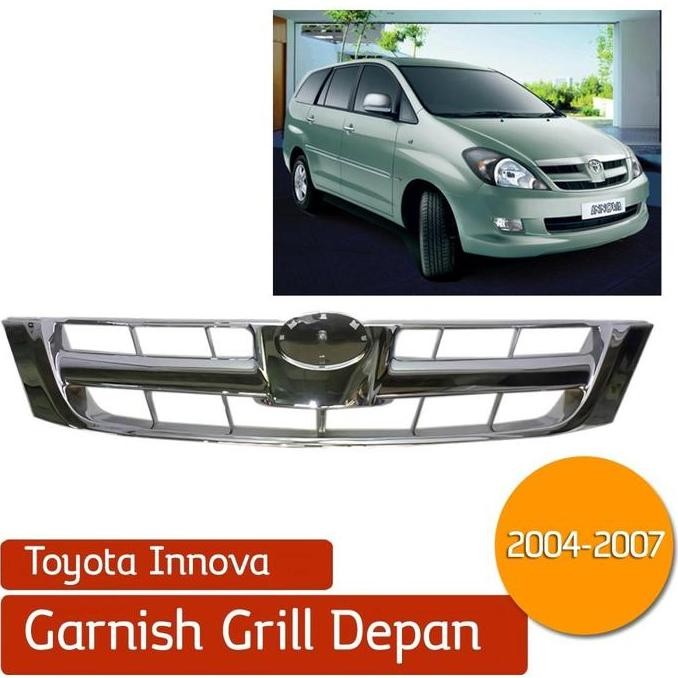 GRILL RAMBANG DEPAN TOYOTA INNOVA 2004 2005 2006 2007 CHROME