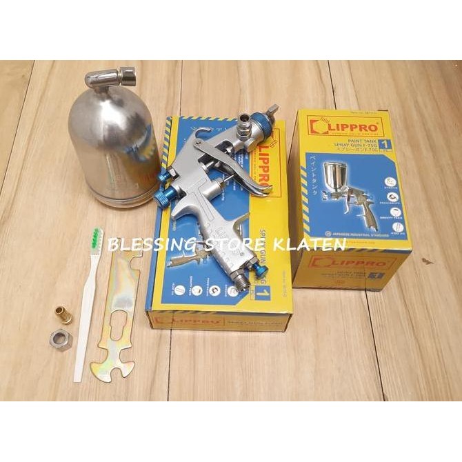 :::::::] SPRAY GUN F 75 G / SPRAY GUN LIPPRO TABUNG ATAS SEMPROTAN CAT