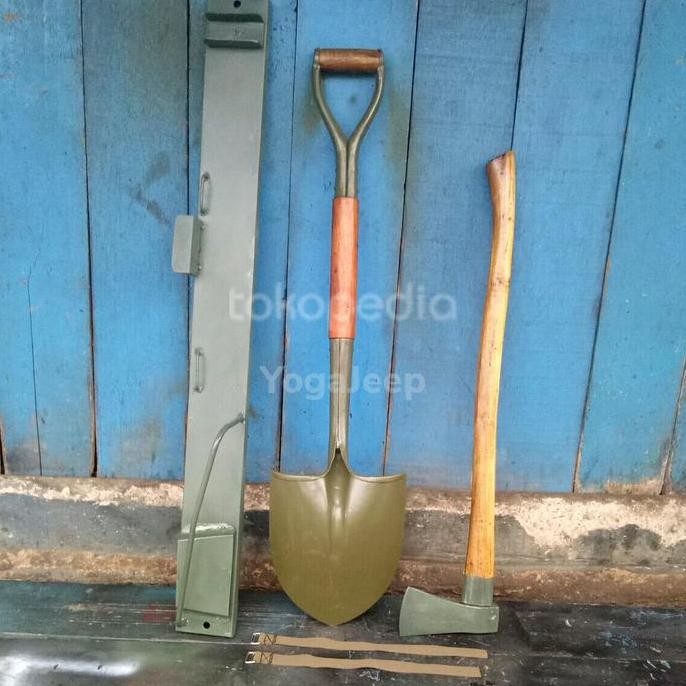 sekop kampak jeep dudukan - sekop kampak cj willys