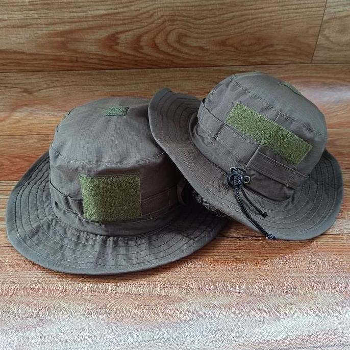 Topi Rimba Hijau Tactical / Topi Rimba Tactical Hijau / Topi Rimba REZ