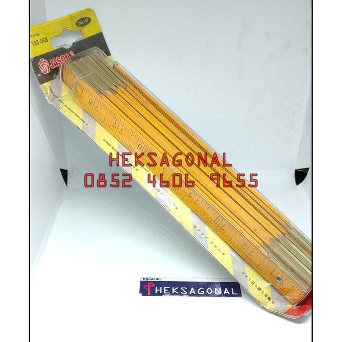 {{{{{{] Meteran Lipat Penggaris Kayu Sigmat 2 M Ruler BPN