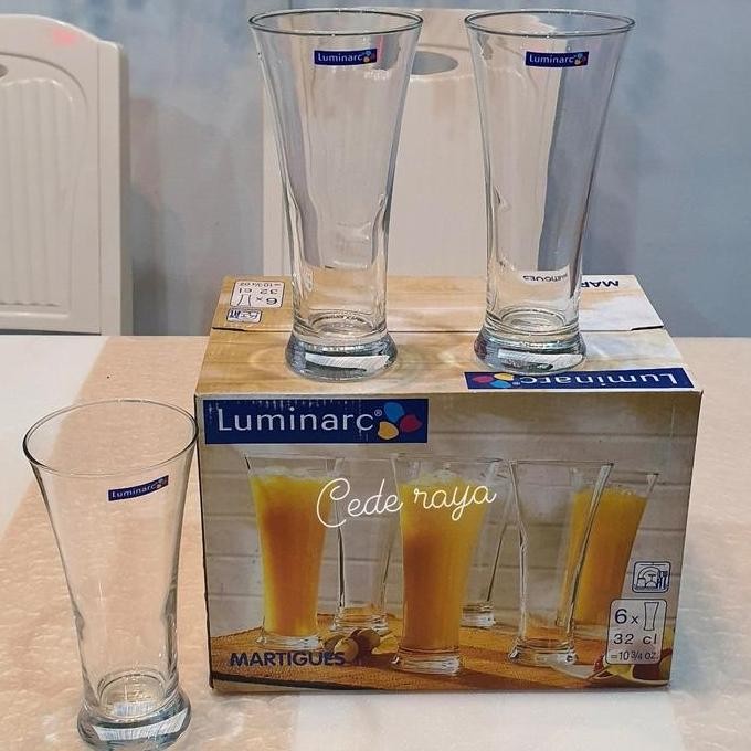 Gelas jus luminarc martigues 32 cl / 320 ml set isi 6 bh