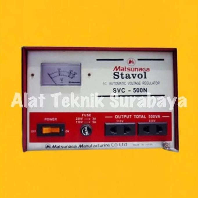 TERMURAH - STABILIZER VOLTASE MATSUNAGA 1000 W WATT VA VOLT AMPERE STAVOL STAVOLT