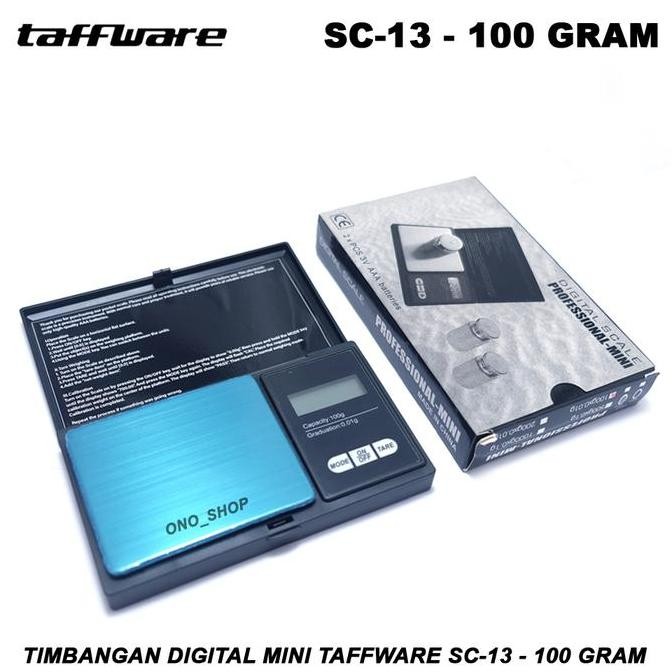 Terbaik Timbangan Digital Mini Taffware Sc-13 - 100 Gram 100% Ori