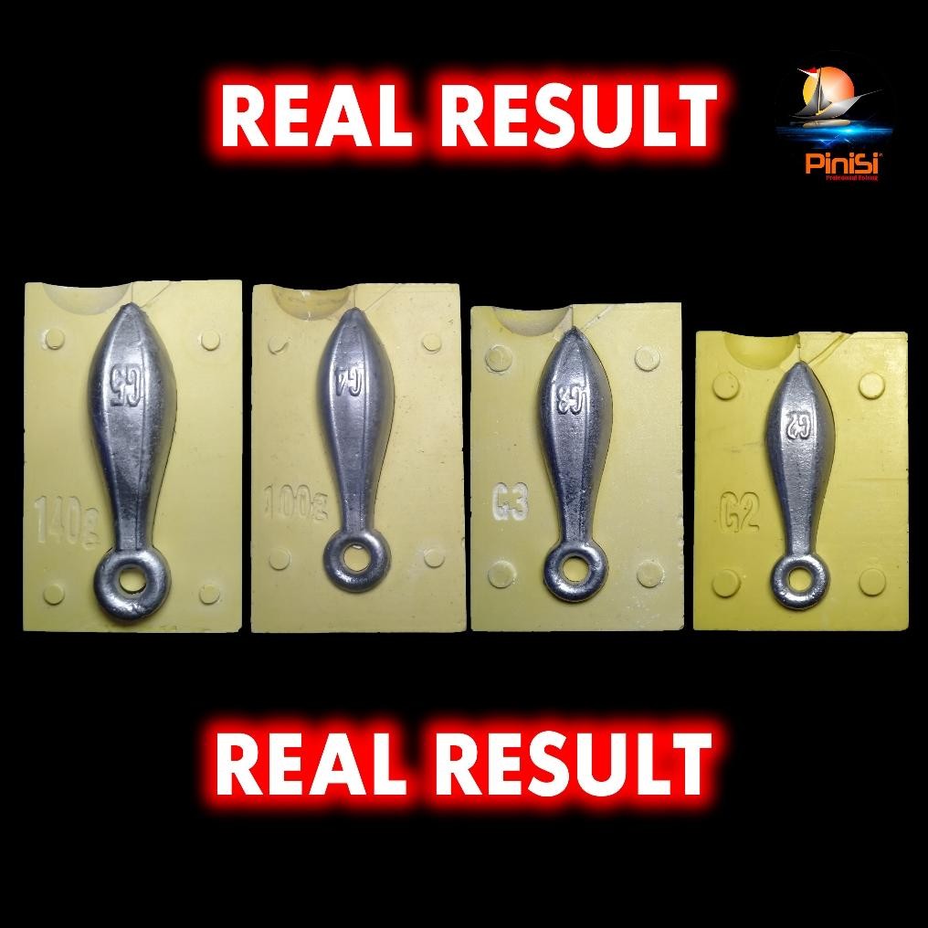 Quality Molding Cetakan Bandul Timah Pemberat Pancing Dasaran Hasil Ciamik Kekinian