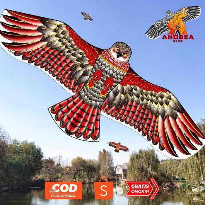 NLD-1419 NI06 Layang Layang Naga Besar Kartun Baru 3D Layang-Layang Untuk Olahraga Anak Dan Dewasa M