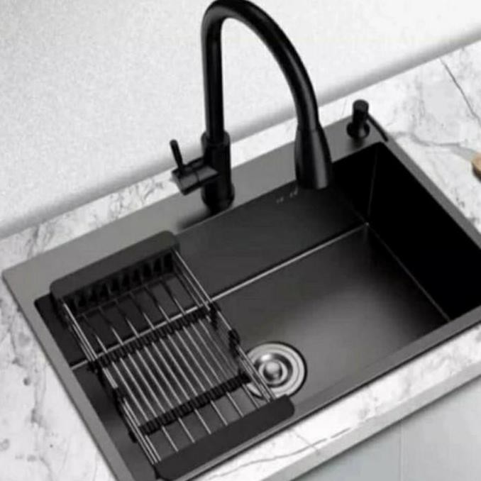 BAK CUCI PIRING HITAM/BAK WASTAFEL / KITCHEN ZINK HITAM 6045