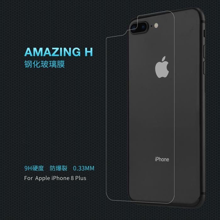 Tempered Glass Nillkin Back Iphone 8 Plus Amazing H Terlaris Best Quality 100% Original