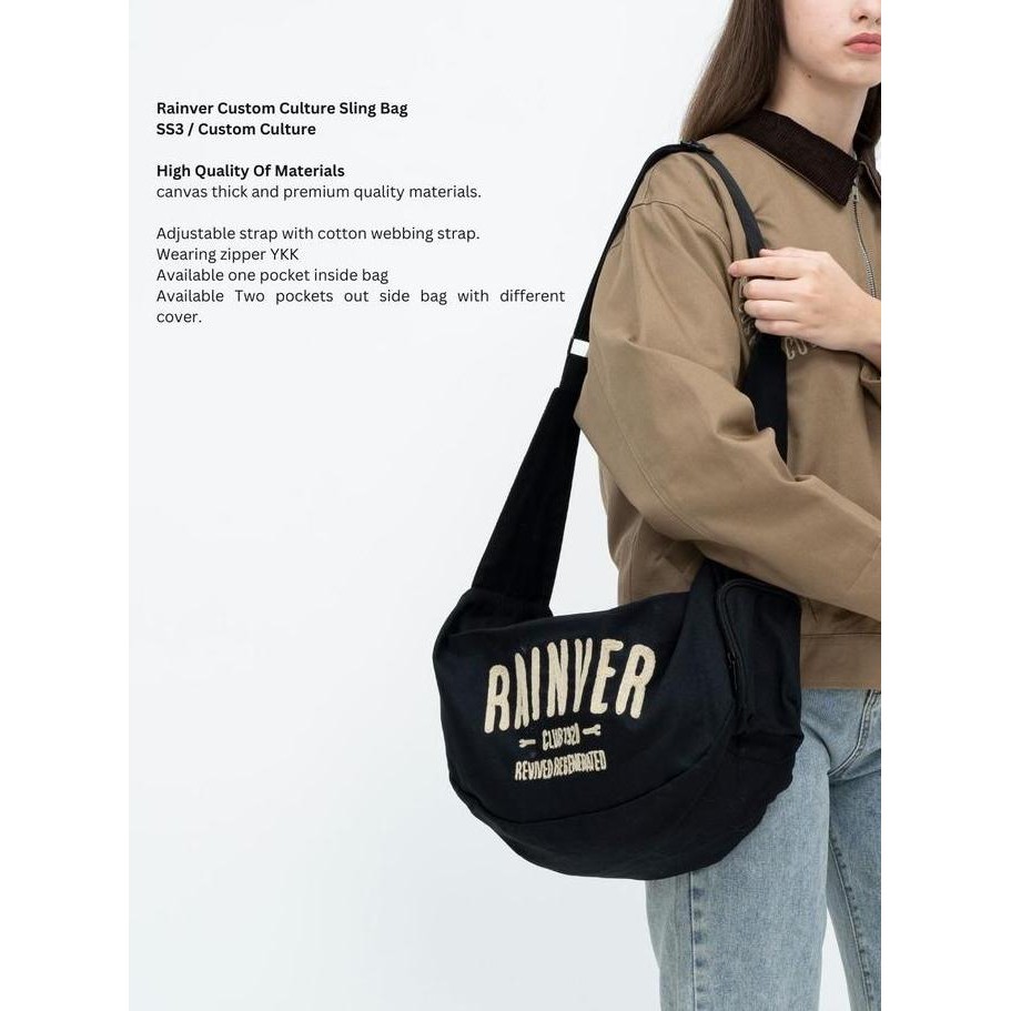 Tas Selempang Minimalis Ss3 Rainver Custom Culture Sling Bag