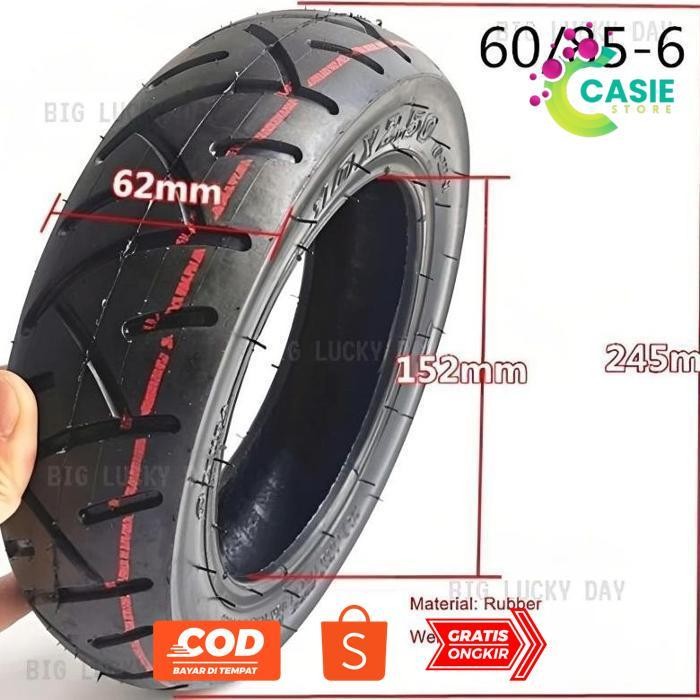 Is75 GTU-712 BAN LUAR DALAM 10INCH 10X2.50 SCOOTER LISTRIK INOKIM QUICK OX DUALTRON SEPEDA LISTRIK E