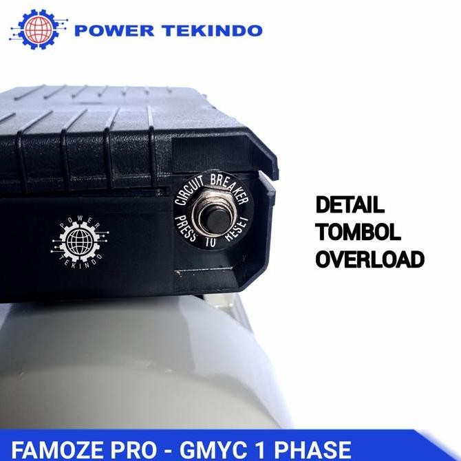 Famoze Pro Dinamo 1 Phase 0,75 Hp 1500 Rpm / 1 Hp 2800 Rpm Gmyc 3/4 Pk Murah Berkualitas