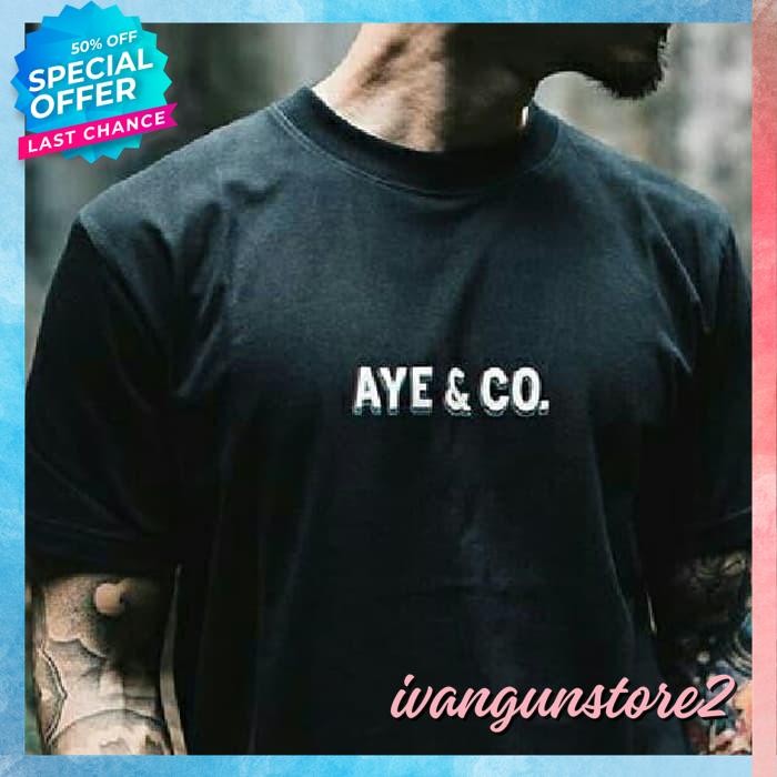 KAOS TSHIRT BAJU COMBED 30S DISTRO AYE & CO DENIM LOVE LIBERTY POLOS CUSTOM INDONESIA PRIA WANITA BE