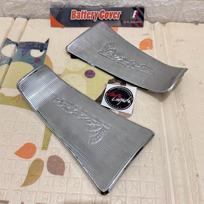 Ready Jb Design Battery Cover/Cover Aki,Tutup Aki Jb Design/Karet Lantai Tengah Vespa Lx Lxv S