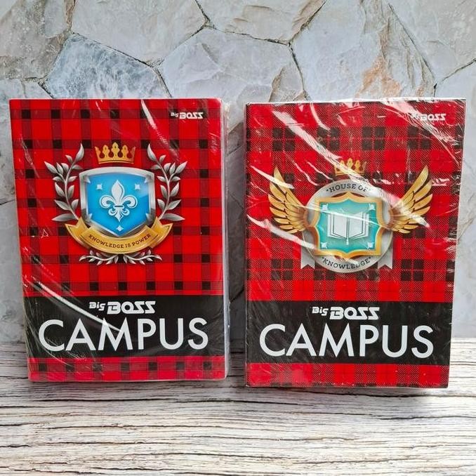 BUKU TULIS BIG BOSS CAMPUS 50 Lembar Isi 10 BUKU CAMPUS BOXY PANJANG / BUKU BIG BOSS DVS