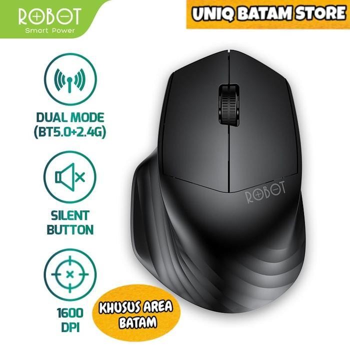 WIRELESS MOUSE ROBOT M350 WITH BLUETOOTH SILENT [ BATAM ]