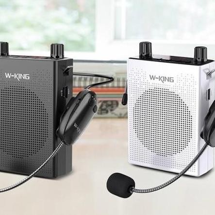 Wking Speaker Pinggang Tour Guide Mic Karaoke W-King Ks16 Bluetooth