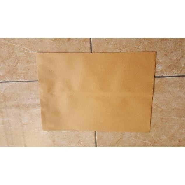 100 Lembar Amplop Coklat Polos Tanpa Tali PTT 311 Merk Crab 27,5x37,5 LAT