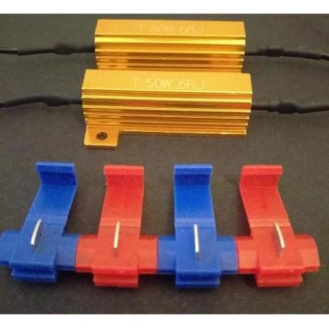 #####] Resistor Flasher lampu sein Sen LED mobil KEDIP NORMAL clipper