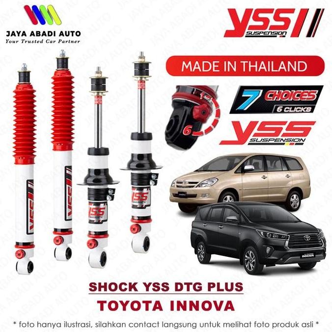 Shock Breaker YSS DTG Plus Twintube 7 Klik - TOYOTA INNOVA REBORN