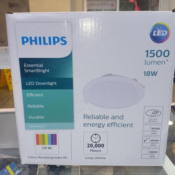 lampu downlight led DN020B 18w philips MS