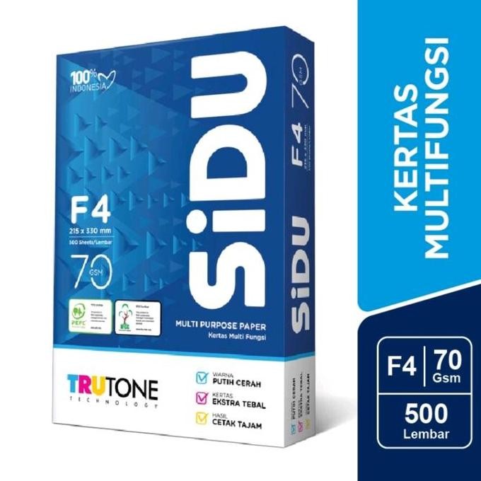 Terbaik Kertas Hvs Sidu F4 70 Gsm Hvs F4 Hvs Folio 100% Ori