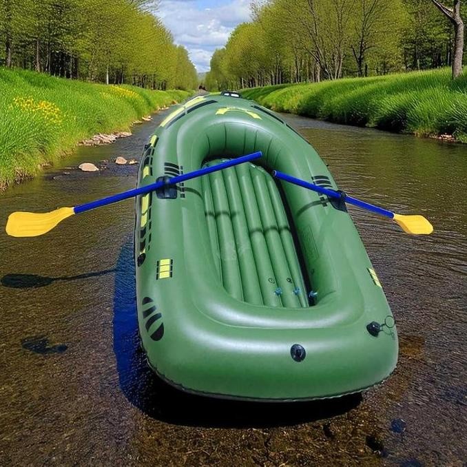 Perahu Karet Mancing Inflatable Fishing Boat 2 Orang LAT