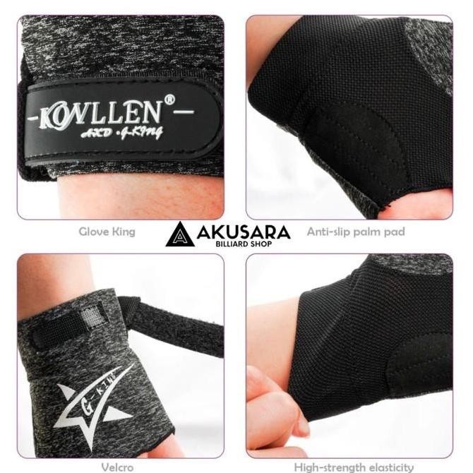 Konllen Glove Sarung Tangan Billiard Size L & XL Original