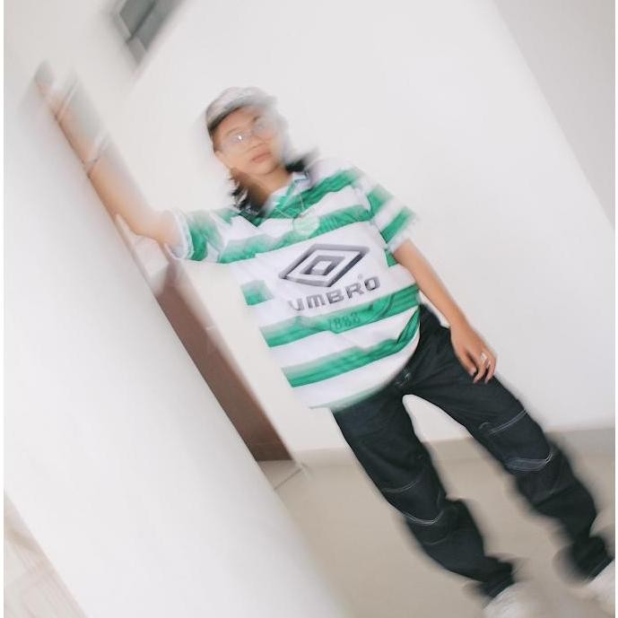 Nebula Jersey Celtic UMBRO Vintage Retro dan Casual Unisex