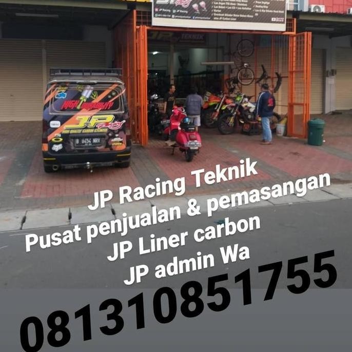 Jp Racing Liner Carbon Utk Piston 70-78 Mm Bahan Semi Carbon 318Hv