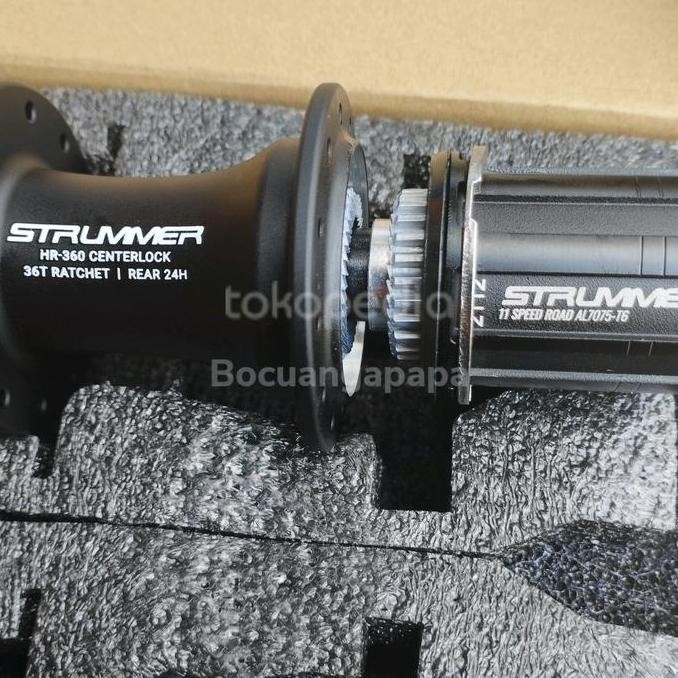 Hub freehub Roadbike centerlock TA HR360 Ratchet 36T strummer 24Hole