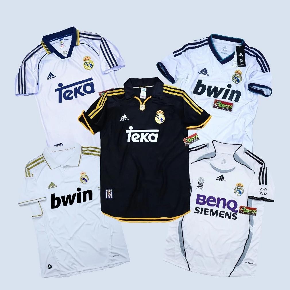 MADRID RETRO JERSEY BOLA RETRO MADRID KOLEKSI JERSEY MADRID RETRO 99 2000