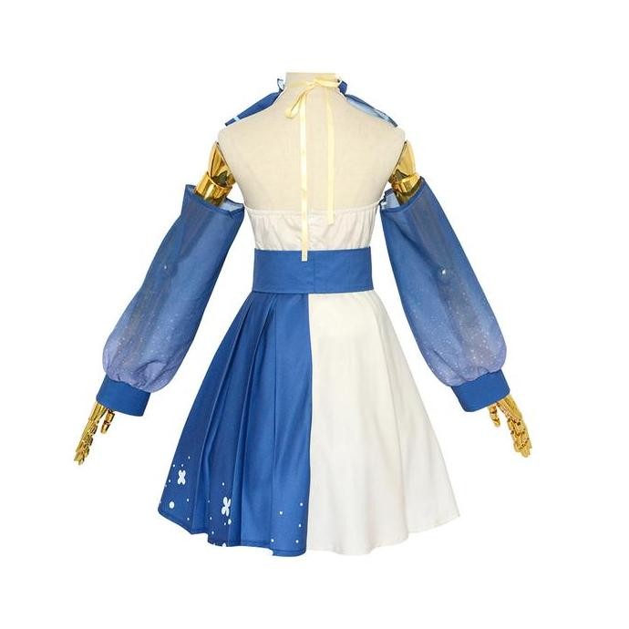 Ready  WetroseKobo Kanaeru 1 Year Anniversary Vtuber Hololive ID Costume Cosplay Biru Dress Set Lucu