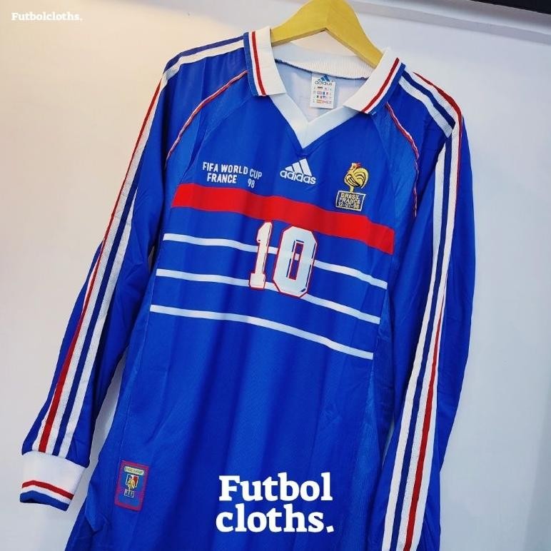 Jersey France Retro ( Perancis ) euro 1996 world cup 1998