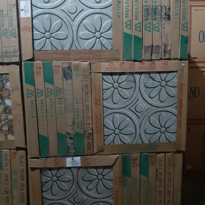 keramik lantai garasi 50x50 atlantic gray