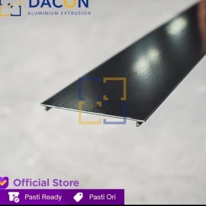 Aluminium kusen tutup rata 3 inch / tutup rata 3 inch section 0411