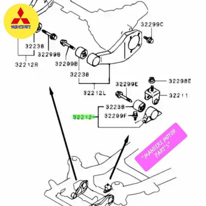 BRACKET MOUNTING ASSY GARDAN DEPAN/DUDUKAN MOUNTING GARDAN DEPAN murah