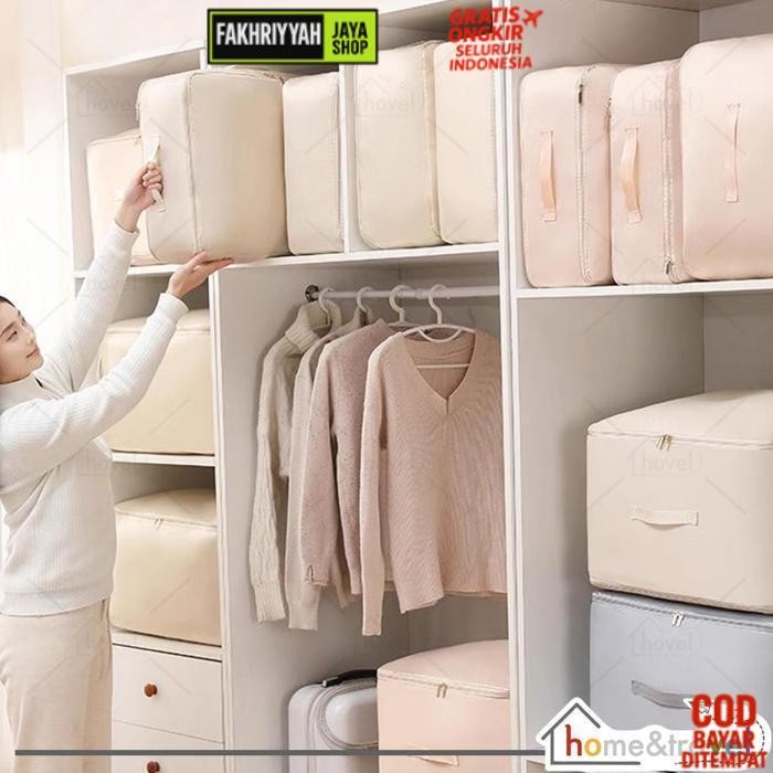 Exclusive Hovelshop Tas Pakaian Besar Travel Bag Baju Mudik Jumbo Hospital Bag Melahirkan Penyimpana