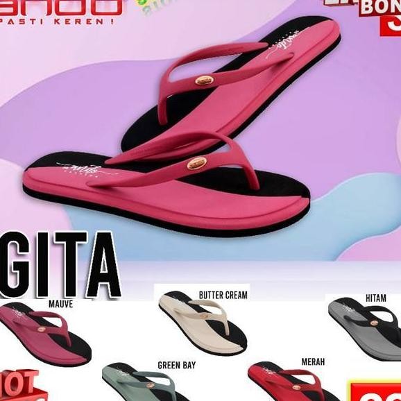 Sandal Jepit Ando Gita Sendal Jepit Wanita Aneka Warna Ando Anti Slip