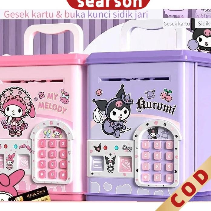 Codgesek Sidik Jari Kartu Untuk Membuka Kunci Celengan Atm Sidik Jari Celengan Mainan Celengan Celen