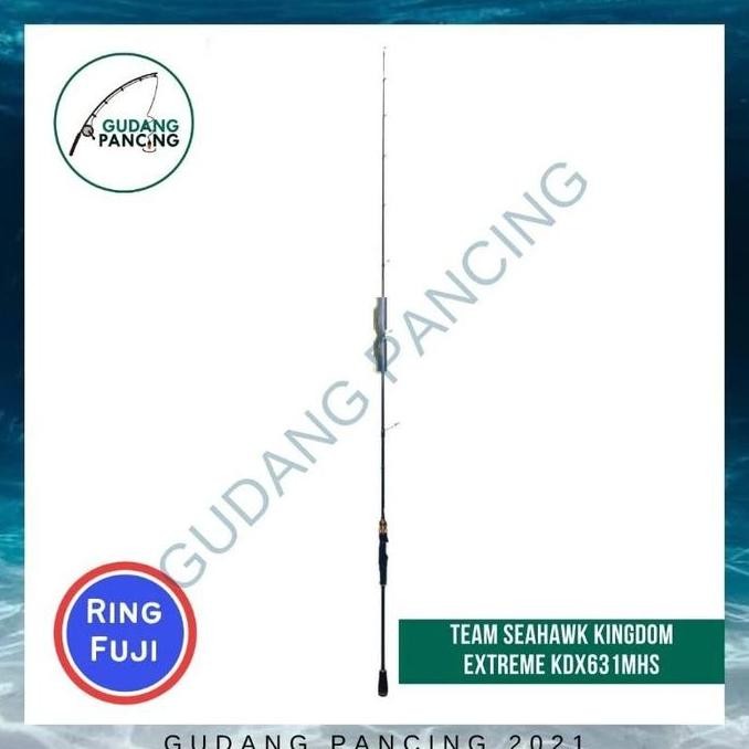 Promo Rod Joran Pancing Team Seahawk Kingdom Xtreme KDX 631MS PE1-3 | 631MHS PE2-4 ONE PIECE COD