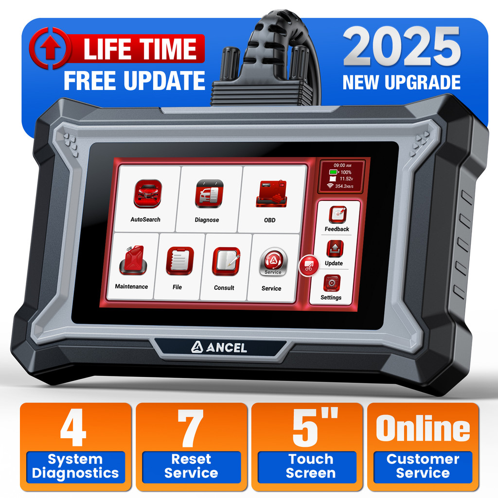 [kapal dari Indonesia] ANCEL DS100 obd2 Scanner Mobil Alat Diagnostik OBD2, Pembaca Kode 4 Sistem (M